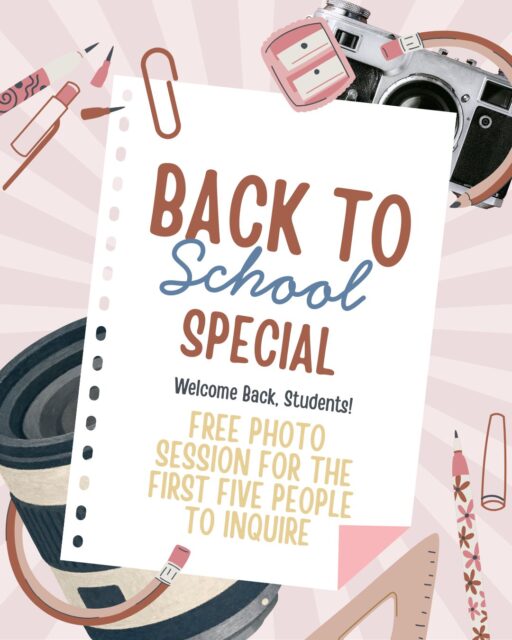 New grade, new goals, new memories!  To kick off the school year in Piqua, I’m giving away 5 completely free photo sessions to the first 5 people who inquire. Perfect for students, seniors, or families looking to capture this season.

Call or text us at (937) 451-8396, or send us a DM to lock in your spot today!#PiquaPhotographer #Piqua #MiamiCountyPhotographer #OhioPhotographer #BackToSchool2026 #SeniorPortraitsOhio #DaytonPortraitPhotographer #OhioSmallBusiness #PiquaEvents #LocalOhioPhotographer