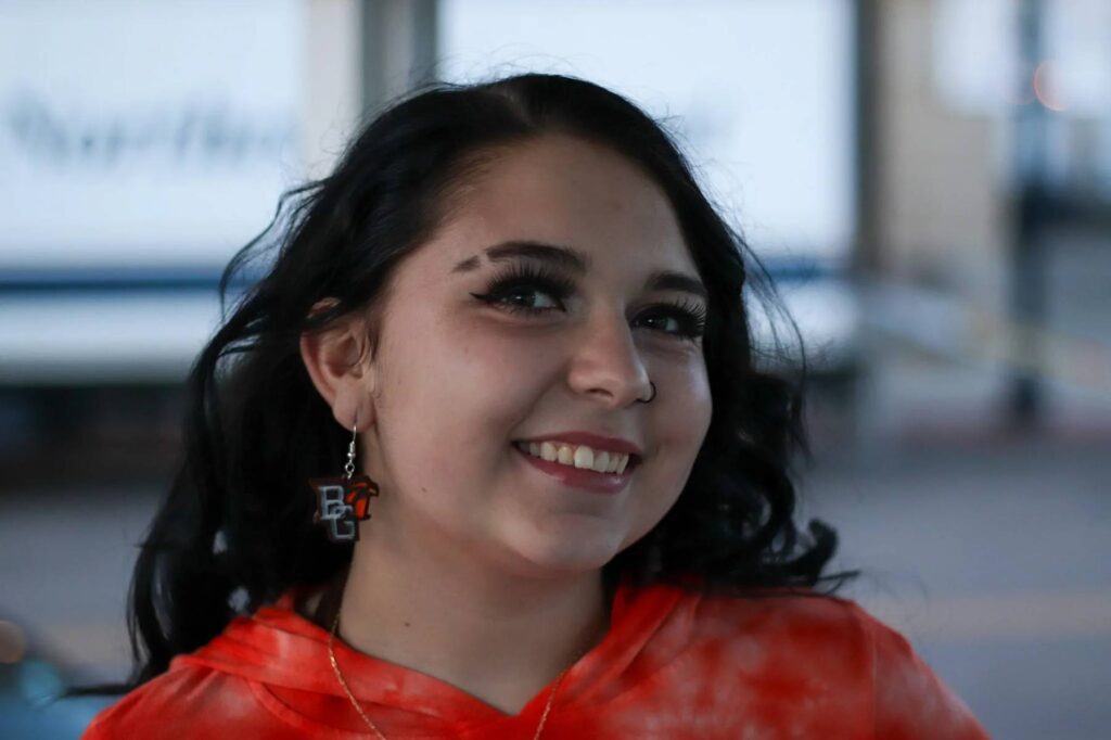 Close up of a woman